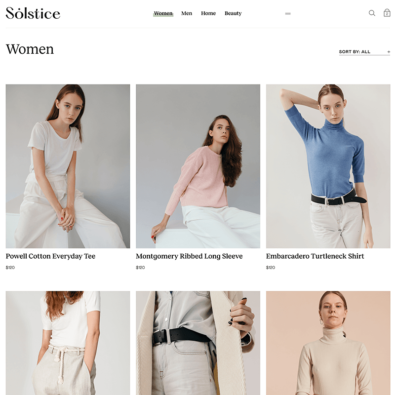 Online storefront